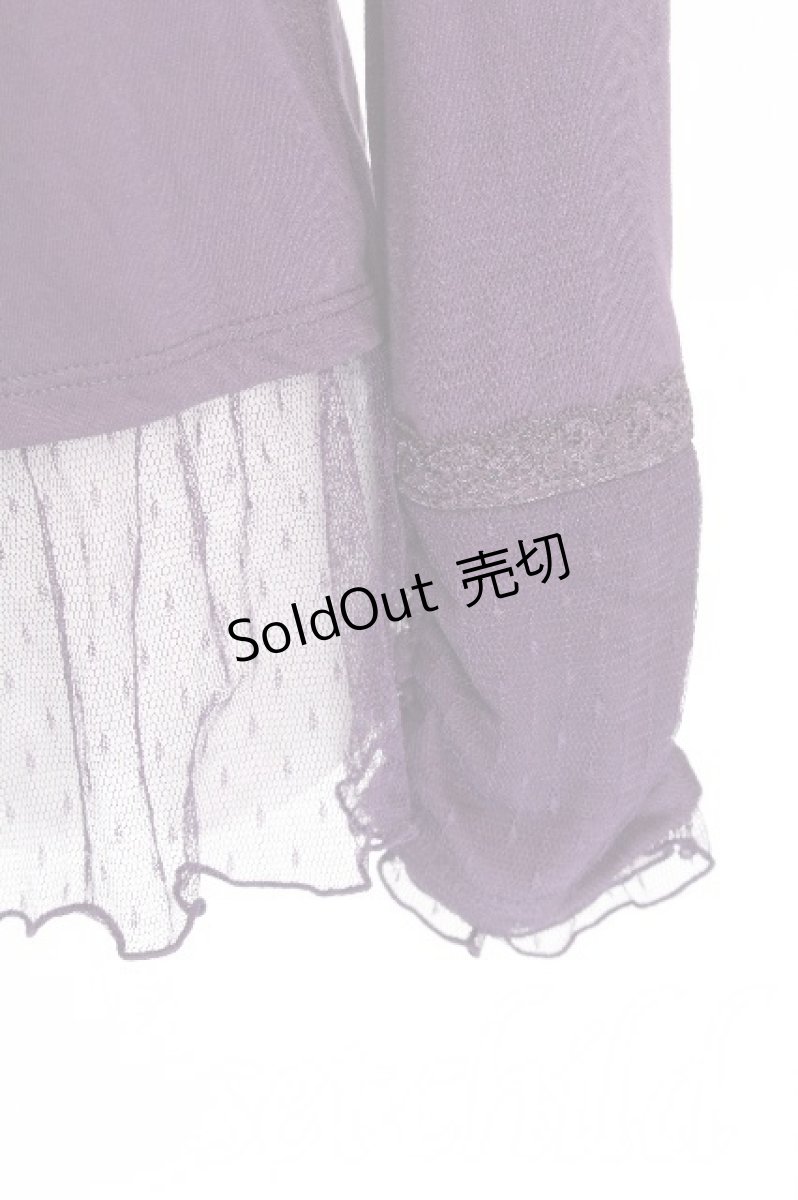 画像4: axes femme / ストラップ付きインナープルオーバー  紫 S-26-07-29-007-AX-TO-HR-ZS (4)