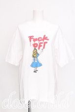 画像1: HELL CAT PUNKS / アリスプリントTシャツ M 白 S-26-07-29-008-PU-TS-HR-ZS (1)