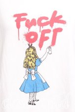画像3: HELL CAT PUNKS / アリスプリントTシャツ M 白 S-26-07-29-008-PU-TS-HR-ZS (3)