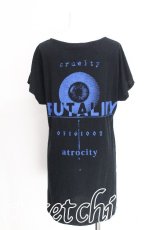画像2: SEX POT ReVeNGe / プリントTシャツ  黒ｘ青 S-26-07-29-010-SP-TS-HR-ZS (2)