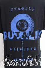 画像4: SEX POT ReVeNGe / プリントTシャツ  黒ｘ青 S-26-07-29-010-SP-TS-HR-ZS (4)