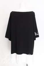 画像2: SEX POT ReVeNGe / バイカラープリントTシャツ M 黒ｘ白 S-26-07-29-011-SP-TS-HR-ZS (2)