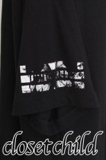 画像4: SEX POT ReVeNGe / バイカラープリントTシャツ M 黒ｘ白 S-26-07-29-011-SP-TS-HR-ZS (4)