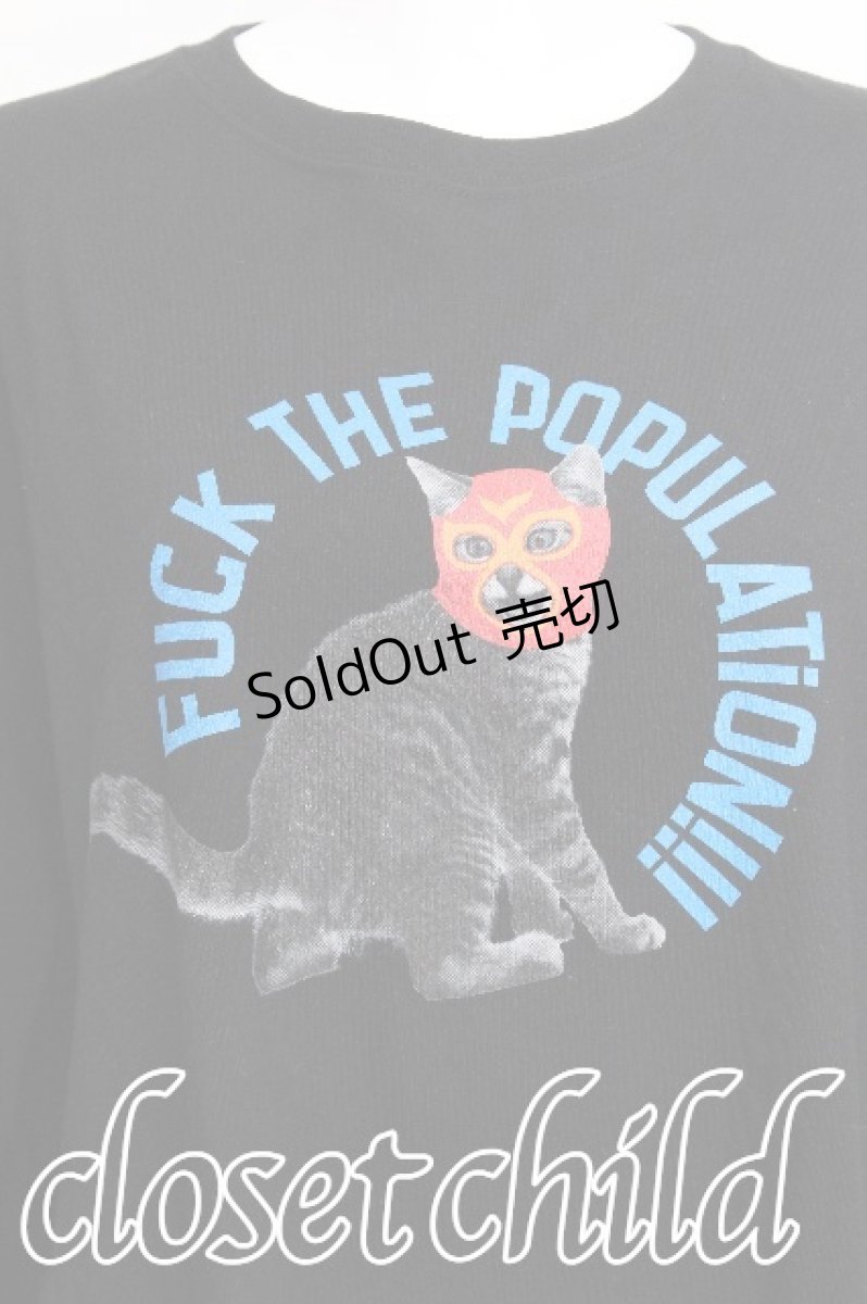 画像3: HELL CAT PUNKS / 猫プリントTシャツ L 黒 S-26-07-29-012-PU-TS-HR-ZS (3)
