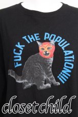 画像3: HELL CAT PUNKS / 猫プリントTシャツ L 黒 S-26-07-29-012-PU-TS-HR-ZS (3)