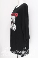 画像4: HELL CAT PUNKS / くまプリントTシャツ  黒 S-26-07-29-013-PU-TS-HR-ZS (4)