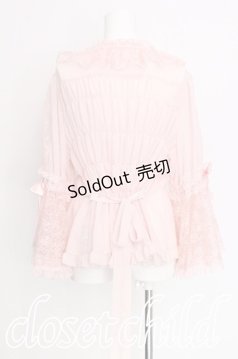 画像2: metamorphose / 姫袖ブラウス 2 ピンク S-26-07-29-003-ME-BL-HR-ZS (2)