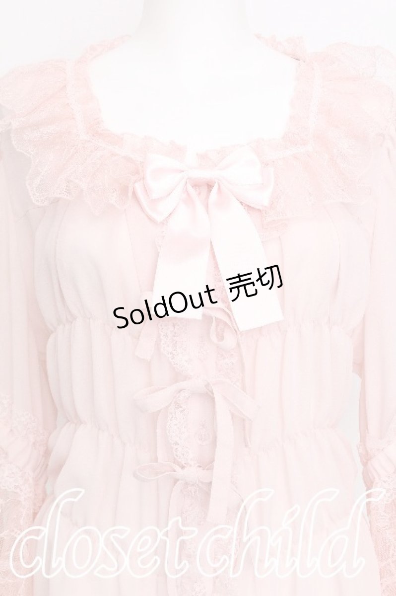 画像3: metamorphose / 姫袖ブラウス 2 ピンク S-26-07-29-003-ME-BL-HR-ZS (3)