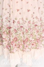 画像4: axes femme / 薔薇柄マキシワンピース  ピンク S-26-07-29-025-AX-OP-HR-ZS (4)