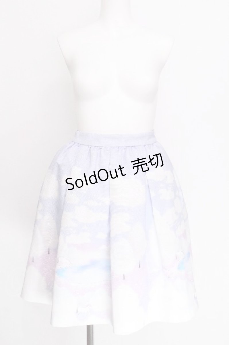 画像1: Franche Lippee / しあわせのくもの木スカート  ラベンダー S-26-07-30-031-LO-SK-HR-ZS (1)