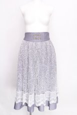 画像1: axes femme POETIQUE / ダークロマンスロングスカート M グレー S-26-07-30-032-AX-SK-SZ-ZS (1)