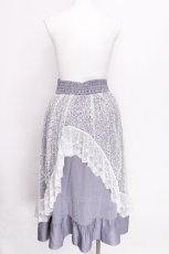 画像2: axes femme POETIQUE / ダークロマンスロングスカート M グレー S-26-07-30-032-AX-SK-SZ-ZS (2)