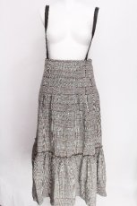 画像1: axes femme / 合皮サス付ハイウエストスカート  ベージュ S-26-07-30-033-AX-SK-HR-ZS (1)