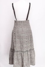 画像2: axes femme / 合皮サス付ハイウエストスカート  ベージュ S-26-07-30-033-AX-SK-HR-ZS (2)