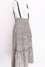 画像3: axes femme / 合皮サス付ハイウエストスカート  ベージュ S-26-07-30-033-AX-SK-HR-ZS (3)