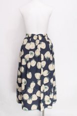 画像2: Franche Lippee / いちご柄スカート 3L 紺 S-26-07-30-036-LO-SK-HR-ZS (2)