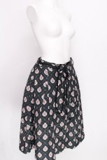 画像3: axes femme / フラワードットプリントスカート  黒 S-26-07-30-048-AX-SK-HR-ZS (3)