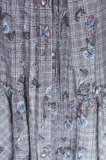 画像4: axes femme NOSTALGIE / ペイズリー×チェックスカート F 黒 S-26-07-30-050-AX-SK-SZ-ZS (4)