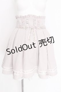 LIZLISA　はしごレースカシュクールスカート LIZ LISA / はしごレースカシュクールサスペンダー付スカート 0 ピンク
