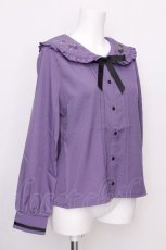 画像3: axes femme POETIQUE / ヴァンダンジュ刺繍ブラウス  紫 S-26-07-31-028-AX-BL-HR-ZS (3)