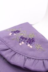 画像4: axes femme POETIQUE / ヴァンダンジュ刺繍ブラウス  紫 S-26-07-31-028-AX-BL-HR-ZS (4)
