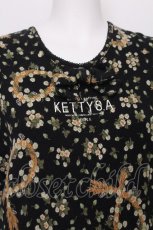 画像4: KETTY / シロツメクサワンピース  黒 S-26-07-31-037-LO-OP-AS-ZS (4)