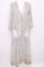 画像1: axes femme / レイヤード風レースガウン  グリーン S-26-07-31-038-AX-TO-AS-ZS (1)