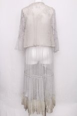 画像2: axes femme / レイヤード風レースガウン  グリーン S-26-07-31-038-AX-TO-AS-ZS (2)