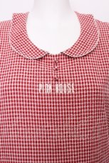 画像4: PINK HOUSE / ギンガムワンピース  赤ｘ白 S-26-07-31-045-LO-OP-AS-ZS (4)