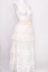 画像3: axes femme / 編上レースティアードスカート  黒 S-26-07-31-050-AX-SK-HR-ZS (3)