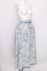 画像3: axes femme / 花柄シアージャカードスカート  ミント S-26-07-31-052-AX-SK-HR-ZS (3)