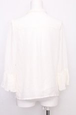 画像2: axes femme / 苺刺繍ボウタイブラウス  キナリ S-26-07-31-010-AX-BL-HR-ZS (2)