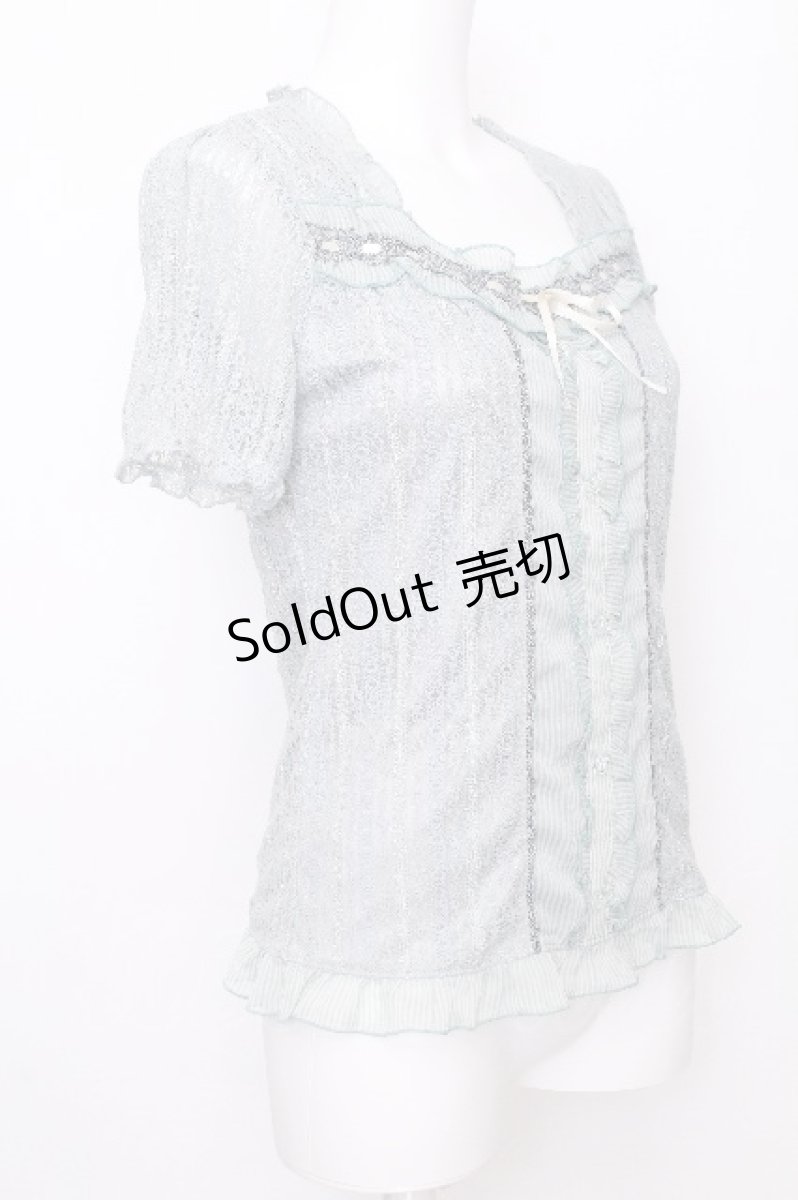画像3: axes femme / ストライプ柄ビスチェプルオーバー  グリーン S-26-07-31-016-AX-TO-AS-ZS (3)
