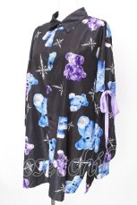 画像3: TRAVAS TOKYO / くま総柄ネクタイ付きシャツ/Myriad of bears shirts with tie  黒 S-26-08-01-049-PU-BL-HR-ZS (3)