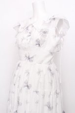 画像3: evelyn / オリジナルリボン柄ワンピース  白 S-26-08-01-052-LO-OP-AS-ZS (3)
