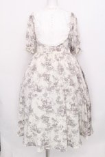 画像1: m petit by misako / AM*トワルドジュイワンピース L オフ S-26-08-01-055-LO-OP-AS-ZS (1)