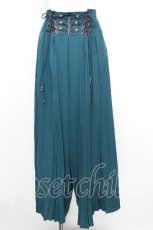 画像1: Rozen Kavalier / プリーツワイドパンツ  グリーン S-26-08-01-062-OO-PA-AS-ZS (1)