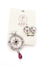 画像1: axes femme / 海底の羅針盤イヤリング  シルバー S-26-08-01-012-AX-AC-HR-ZS (1)
