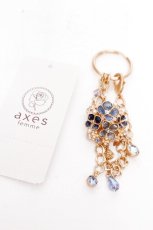 画像1: axes femme / 紫陽花ブローチバッグチャーム  ゴールド S-26-08-01-003-AX-ZA-HR-ZS (1)