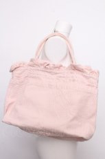 画像2: PINK HOUSE / ロゴ刺繍フリルバッグ  ピンク S-26-08-01-033-LO-BG-AS-ZS (2)