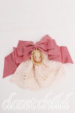 画像1: LOLITA / カメオリボンジャボタイブローチ  ピンク S-26-08-02-007-LO-AC-HR-ZS (1)