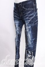 画像3: CIVARIZE / Patientリペア加工スキニーデニムパンツ 42  S-26-08-02-060-PU-PA-HR-ZS (3)