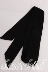 画像2: Moi-meme-Moitie / 燭台刺繍リボンタイ  黒ｘ青 S-26-08-02-014-MO-ZA-AS-ZS (2)