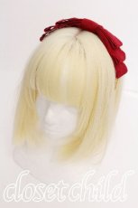 画像1: Emily Temple cute / レースリボンカチューシャ  エンジ S-26-08-02-022-ET-AC-HR-ZS (1)