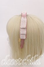 画像2: Emily Temple cute / レースリボンカチューシャ  ピンク S-26-08-02-025-ET-AC-AS-ZS (2)