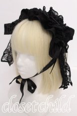画像1: MARBLE / ヘッドドレス  黒 S-26-08-02-029-GO-AC-AS-ZS (1)