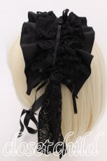 画像2: MARBLE / ヘッドドレス  黒 S-26-08-02-029-GO-AC-AS-ZS (2)