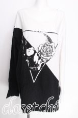 画像1: CIVARIZE / バイカラースカルロンT 44 黒ｘ白 S-26-08-02-039-PU-TS-HR-ZS (1)