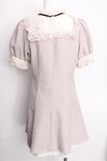 画像2: evelyn / レース切替ワンピース  グレー S-26-08-03-038-LO-OP-AS-ZS (2)