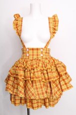 画像1: CATCOCOON（海外ロリータブランド） / A Doll's House スカート(チェックver.) M イエロー S-26-08-03-042-LO-SK-HR-ZS (1)